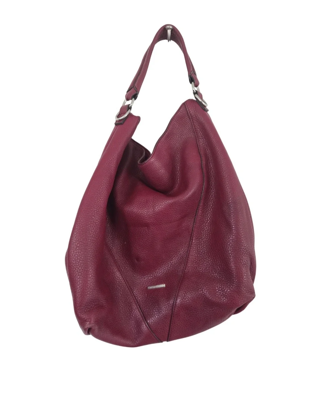 Rebecca Minkoff Burgundy Pebbled Leather Hobo